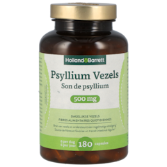 Psyllium Vezels 500mg - 180 capsules