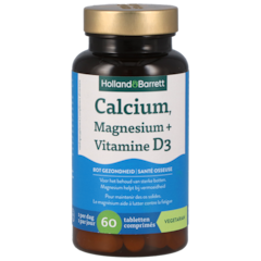 Calcium, Magnésium + Vitamine D3 - 60 comprimés