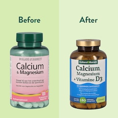 Holland & Barrett Calcium, Magnesium + Vitamine D3 - 180 tabletten
