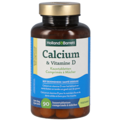 Holland & Barrett Calcium et Vitamine D - 90 comprimés à mâcher