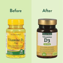 Holland & Barrett Vitamine D3 25mcg - 90 tabletten
