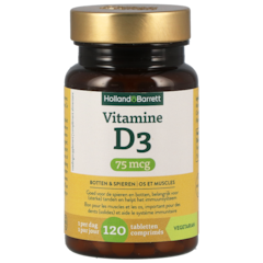 Vitamine D3 75mcg - 120 tabletten