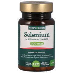 Selenium L-selenomethionine 200mcg - 120 tabletten
