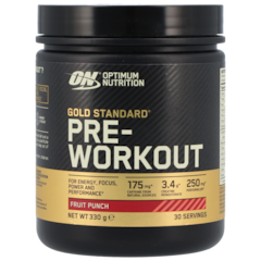 Optimum Nutrition Gold Standard Pre-Workout Fruit Punch - 330g