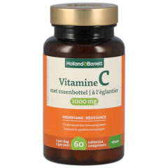 Holland & Barrett Vitamine C 1000mg avec Cynorrhodon - 60 comprimés