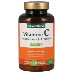 Holland & Barrett Vitamine C 1000mg avec Cynorrhodon - 120 comprimés