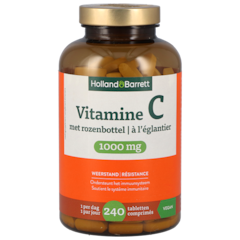 Holland & Barrett Vitamine C 1000mg avec Cynorrhodon - 240 comprimés