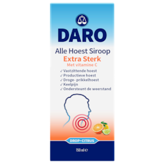 Daro Alle Hoest Siroop Extra Sterk Drop-Citrus (150ml)