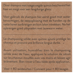 De Tuinen Zilver Shampoo Bar - 70g