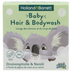 Holland & Barrett Baby Hair & Bodywash Druivenpitolie & Neroli - 70g