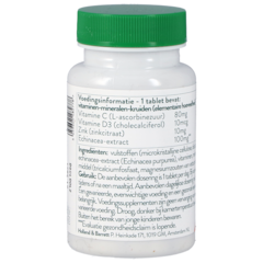 Holland & Barrett Vitamine C, D3, Zink en Echinacea (120 Tabletten)