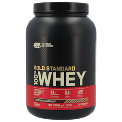 Optimum Nutrition Gold Standard 100% Whey Arôme Chocolat Noisette - 896g