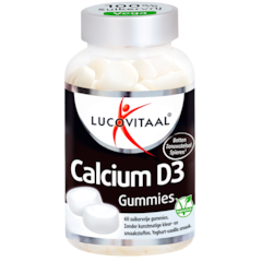 Lucovitaal Calcium et vitamine D3 (60 gommes)