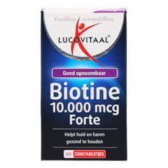 Lucovitaal Biotine Forte, 10.000mcg - 60 zuigtabletten