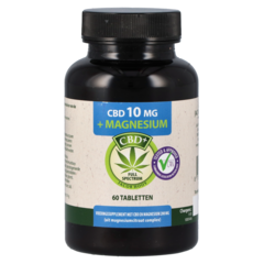 Jacob Hooy CBD 10 mg + Magnesium (60 tabletten)