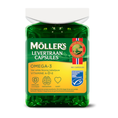 Möller's Omega-3 Levertraan Capsules - 160 capsules