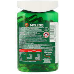 Möller's Omega-3 Levertraan Capsules - 160 capsules