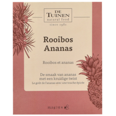 De Tuinen Thé Rooibos et Ananas - 15 sachets