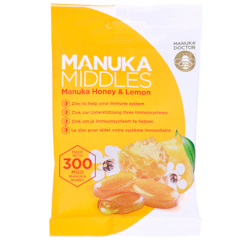 Manuka Middles Pastilles met Manukahoning & Citroen - 100g