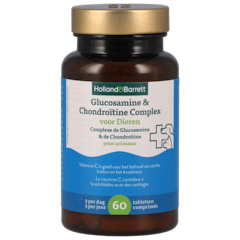 Holland & Barrett Complexe de Glucosamine et Chondroïtine pour Animaux - 60 comprimés