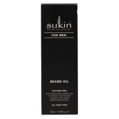 Sukin For Men Huile à barbe - 50ml