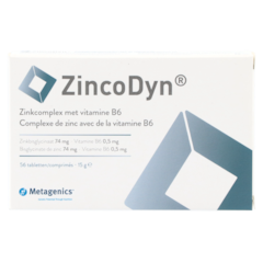 ZincoDyn Zinkcomplex Met Vitamine B6 (56 tabletten)