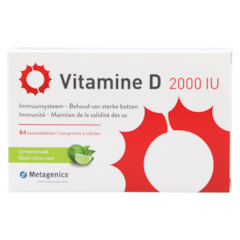 Metagenics Vitamine D 2000 i.e.(84 kauwtabletten)