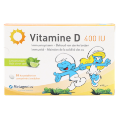 Metagenics Vitamine D 400 i.e. Kinderen (84 kauwtabletten)
