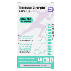 Jacob Hooy Performance ImmuunEnergie Capsules 10mg CBD - 30 capsules