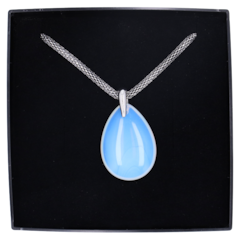 Steengoed Gemstone Hanger Opaal glas
