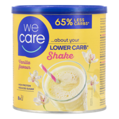 WeCare Lower Carb Shake parfum vanille - 240g
