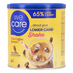 WeCare Lower Carb Shake Iced Coffee flavour - 240g