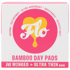 Flo Bamboo Day Pads Paquet - 16 unités
