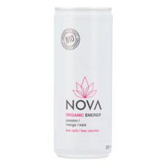 Nova Organic Energy Passion, mangue et menthe (250 ml)
