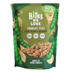 Bites We Love Crunchy Peas Sour Cream & Jalapeño - 100g