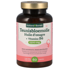 Holland & Barrett Teunisbloemolie + Vitamine B6 1500mg - 60 capsules