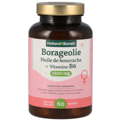 Holland & Barrett Borageolie + Vitamine B6 1500mg - 60 capsules