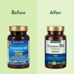 Vitamine B2 Riboflavine 100mg - 120 tabletten