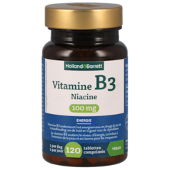 Holland & Barrett Vitamine B3 Niacine 100mg - 120 comprimés