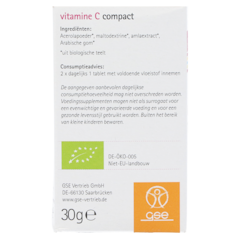GSE Vitamine C Compact (60 tabletten)