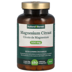 Holland & Barrett Citrate de Magnésium 100 mg - 180 comprimés