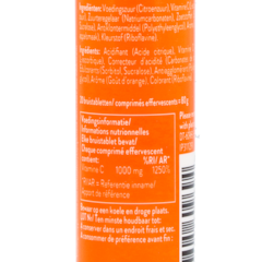 Vitamine C 1000mg Orange - 20 comprimés effervescents