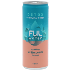FUL Sparkling Spirulina Drink White Peach - 250ml