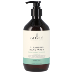 Sukin Cleansing Hand Wash Eucalyptus & Tea Tree - 500ml