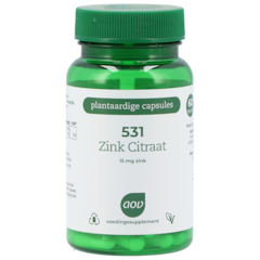 531 Zink Citraat 15 mg - 60 Capsules