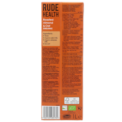 Rude Health Roasted Almond Oat Drink - 1 L