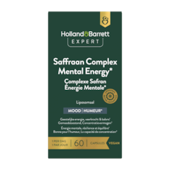 Holland & Barrett Expert Saffraan Complex Mental Energy Liposomaal - 60 capsules