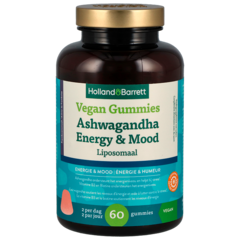 Holland & Barrett Vegan Gummies Ashwagandha Energie & Mood Liposomaal - 60 gummies