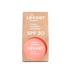 The Lekker Company Natural Sunscreen SPF30 Eucalyptus - 70g