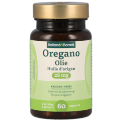 Holland & Barrett Oregano Olie 28 mg - 60 Capsules